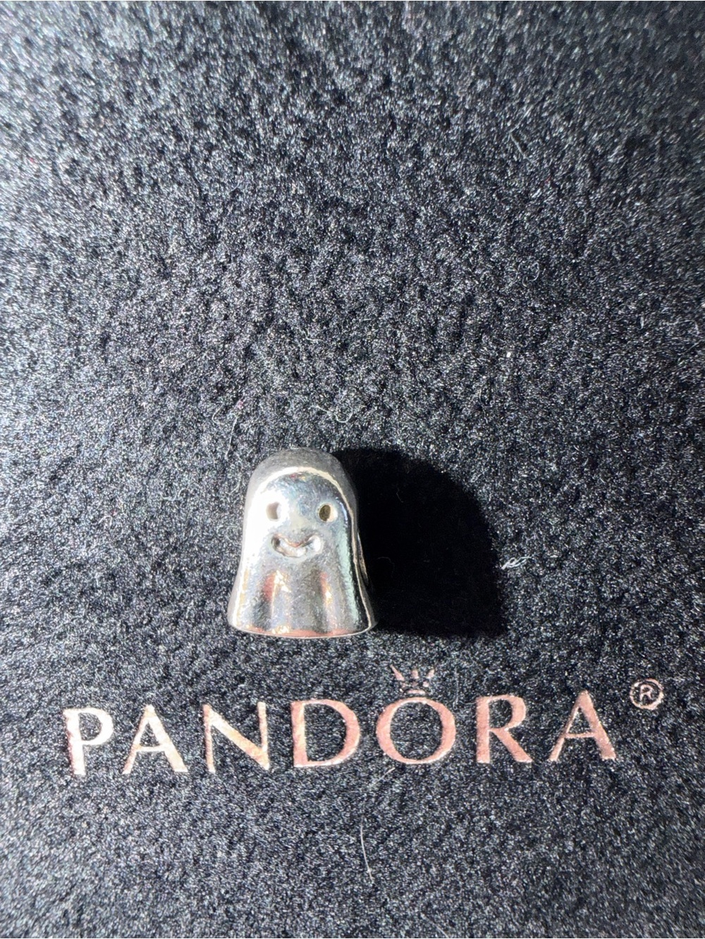 Pandora Silver Smiling Ghost Charm